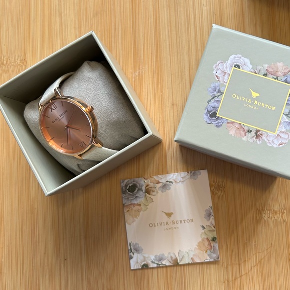 OLIVIA BURTON Rose Gold and Cream Watch main image 6
